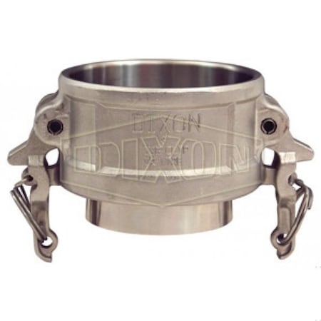 Dixon Boss-Lock Cam and Groove Coupler, 1 in Nominal, Coupler x Butt Weld End Style, 316 SS, Domestic RC100BT